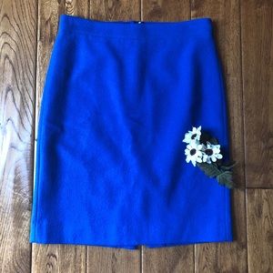 J. Crew Blue Pencil Skirt